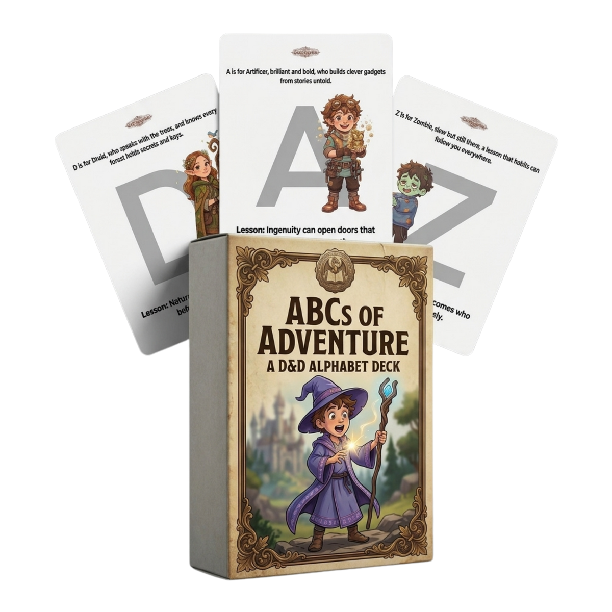 ABCs of Adventure-A D&D Alphabet Deck